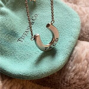 Authentic Tiffany & Co. Lucky horseshoe.  Sterling silver 925 . Gently loved.
